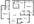 1,126 sq. ft. B2 floor plan
