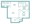 617 sq. ft. B1 W/D floor plan