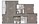 850 sq. ft. B2/Lakeway floor plan