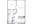 690 sq. ft. to 739 sq. ft. A3 floor plan