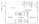 719 sq. ft. A1 floor plan