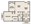 580 sq. ft. A1 floor plan