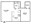 680 sq. ft. floor plan