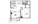 578 sq. ft. Futurity floor plan