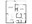 742 sq. ft. A8 floor plan