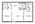 1,025 sq. ft. floor plan