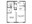 725 sq. ft. A1 floor plan