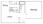 692 sq. ft. C floor plan