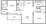 865 sq. ft. B4 floor plan