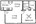 593 sq. ft. B1 floor plan