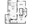 955 sq. ft. Marble floor plan