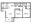 920 sq. ft. D floor plan