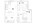 684 sq. ft. floor plan