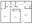 900 sq. ft. Marbella floor plan