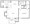 651 sq. ft. floor plan