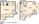 850 sq. ft. Fairfield floor plan