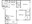 810 sq. ft. Canary floor plan
