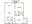 930 sq. ft. B1H floor plan