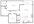 1,074 sq. ft. A9 floor plan