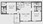855 sq. ft. B1 floor plan