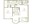841 sq. ft. A5 floor plan