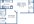 554 sq. ft. Bull Creek floor plan
