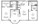1,332 sq. ft. Brixton floor plan