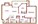 862 sq. ft. B1 floor plan