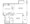 720 sq. ft. A3b floor plan