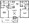 1,009 sq. ft. E floor plan