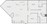 1,187 sq. ft. B4-1 floor plan