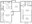 757 sq. ft. B1 TH floor plan