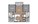1,056 sq. ft. to 1,077 sq. ft. B1 floor plan