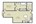 853 sq. ft. Carnegie Hall floor plan