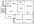 1,128 sq. ft. C-1 floor plan