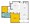 816 sq. ft. A8 floor plan