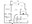 1,136 sq. ft. B3 floor plan