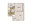 775 sq. ft. H floor plan