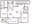 969 sq. ft. Manor floor plan