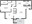 915 sq. ft. A4 floor plan