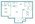 943 sq. ft. C1 floor plan