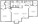 1,040 sq. ft. B1 floor plan