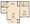 536 sq. ft. A1 floor plan