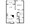 740 sq. ft. A2 floor plan