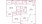 1,133 sq. ft. B2G floor plan
