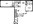 906 sq. ft. 60% floor plan