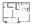 635 sq. ft. A1/AIU floor plan
