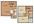 924 sq. ft. C floor plan