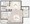 493 sq. ft. EFF floor plan