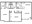 1,045 sq. ft. floor plan